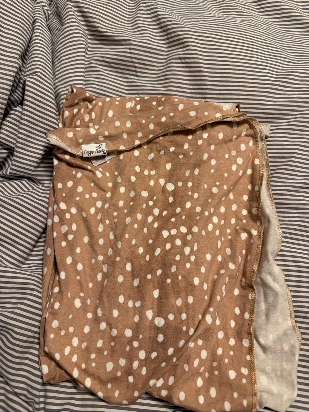 NWOT Copper Pearl Swaddle Blanket